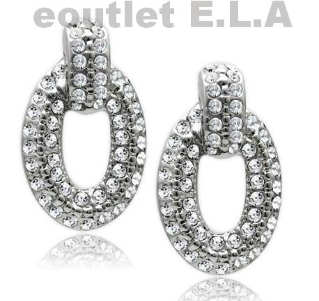 24x14mm SWAROVSKI CRYSTAL EARRINGS